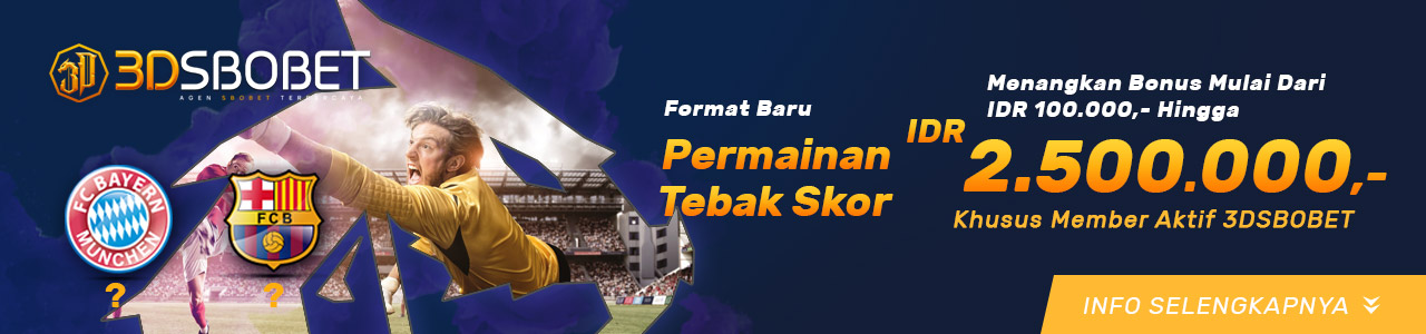 Format Permainan Tebak Skor dengan 3Dpoin